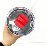 20oz Mirror Green Plated Yeti Style Powder Coat Coffee Mugs with Magnetic Lids 25pcs For Laser Engraving_CNPNY