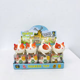 72pcs Crunchy Cat Squishy Toys Cute Cats Crunchy Squishy Toys with ASMR Texture Slow Rising Squeeze Fidget Toy_CNPNY