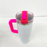 RTS USA_💚🎃40oz Glow In Dark Protour Lids White Sublimation Leak Proof Quencher Tumblers 20pcs _USPNY