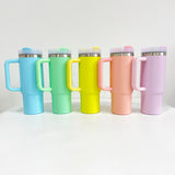 💓30oz Macaron colors blank sublimation quencher tumblers_CNPNY