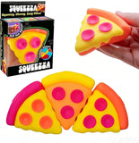 120pcs Pack of NeeDoh Happy Pizza Squishy Toys Sensory Stress Relief Cute Pizza Fidget Toys Slow Rising Stress-Relief Squishy Toys_CNPNY