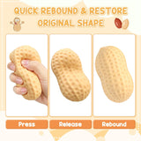 72pcs Crunchy Peanut Squishy Toys Slowing Rising Crunchy Squishy Stress Ball Soft Durable TPR Material_CNPNY
