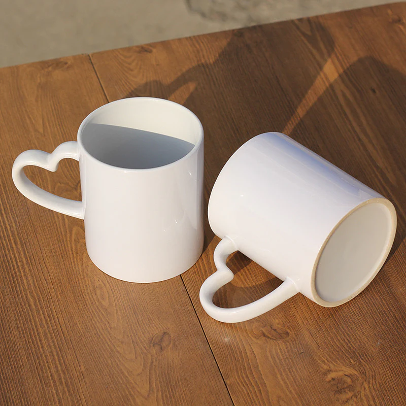 11oz Blank Sublimation Ceramic Coffee Mugs With Colored Handle 36pcs_CNPNY