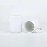 15oz White Blank Sublimation Ceramic Coffee Mugs With White Handle 36pcs_CNPNY