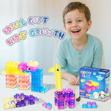 RTS USA_40pcs 28 Sets of Jelly Blox Same Style Soft Jelly Building Blocks for Toddlers Kids_USPNY