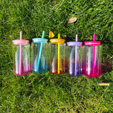 RTS USA_16oz Ombre Jelly Glass Cans for Sublimation and UV DTF Wraps_USPNY