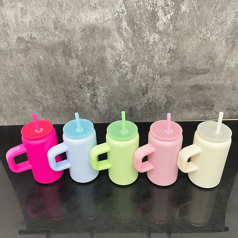 G147 Color RTS USA_16oz Sublimation Candy Colors Stainless Steel Can Tumblers Met ...