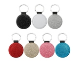 100pcs Pack Multiple Colors Blank Sublimation Blank PU  Keychain_CNPNY