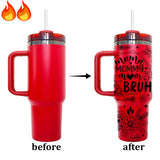 Presale USA_40oz Red Black Mirror Undertean Powder Coating Tumblers 20 pcs_USPNY