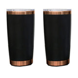 20oz Copper Powder Coat Coffee Mugs with Magnetic Slide Lids 25pcs For Laser Engraving_CNPNY