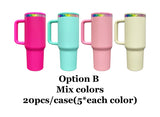 Presale USA_40oz H2.0 Rainbow Quencher Tumblers with Leak Proof Lids 20pcs for Laser Engraving_USPNY