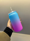 🔥16oz Matte colors Acrylic Plastic cans same size as glass cans_CNPNY