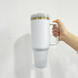 Presale USA_40oz Black Regular Gold underneath Powder Coat Quencher Tumblers for Laser Engraving_USPNY