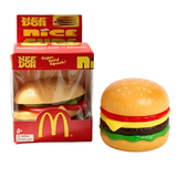 Presale USA_72pcs NeeDoh Burger Nice Cube Sensory Squeeze Toy with Super Solid Squish Adults Fidget Toys for Kids Youth Adult_USPNY