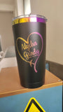 RTS USA_30oz Rainbow base mugs Yeti-style coffee mugs for laser engraving_USPNY