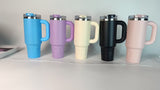 40oz Powder Coat Quencher Tumblers with Leak Proof Lids and Removable Cute Handle 20pcs_CNPNY