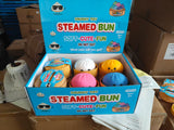 Presale USA_72pcs Pack of Dumpling Squishy Mystery Box Colorful Soft Squeeze Decompression Dumpling Squishy Toys with Steamer_USPNY