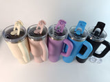 40oz Powder Coat Quencher Tumblers with Leak Proof Lids and Removable Cute Handle 20pcs_CNPNY