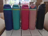Presale USA_ 24oz Owala Stye Powder Coat Water Bottles 25pcs For Laser Engraving_USPNY