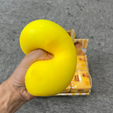 72pcs 7.5cm Small Size Cheese Squishy Stress Relief Original Sensory Food Squishy Stress Relief Fidget Toy_CNPNY
