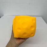 RTS USA_24pcs 11cm Cheese Squishy Stress Relief Original Sensory Food Squishy Stress Relief Fidget Toy_USPNY