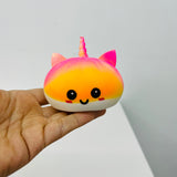 Presale USA_72pcs 8.5cm Unicorn Shaped Dumpling Squishies Toys Stress Relief Squishy Toys with Steamer_USPNY