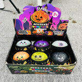 👁🎃💚72pcs Halloween Designs Glow in Dark Sugar Dumpling Squishy Toys Sets Maltose Slow Rebound Squish Adults Fidget Toys_CNPNY