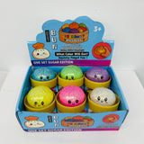 Presale USA_72pcs 8.5cm Beads Glitter Dumpling Squishy Toys Gel-Filled Squishy Toys with Beads Sparkling Stress Relief Sensory_USPNY