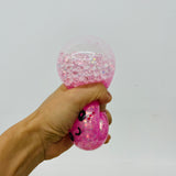 Presale USA_72pcs 8.5cm Beads Glitter Dumpling Squishy Toys Gel-Filled Squishy Toys with Beads Sparkling Stress Relief Sensory_USPNY