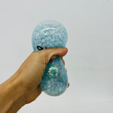 Presale USA_72pcs 8.5cm Beads Glitter Dumpling Squishy Toys Gel-Filled Squishy Toys with Beads Sparkling Stress Relief Sensory_USPNY