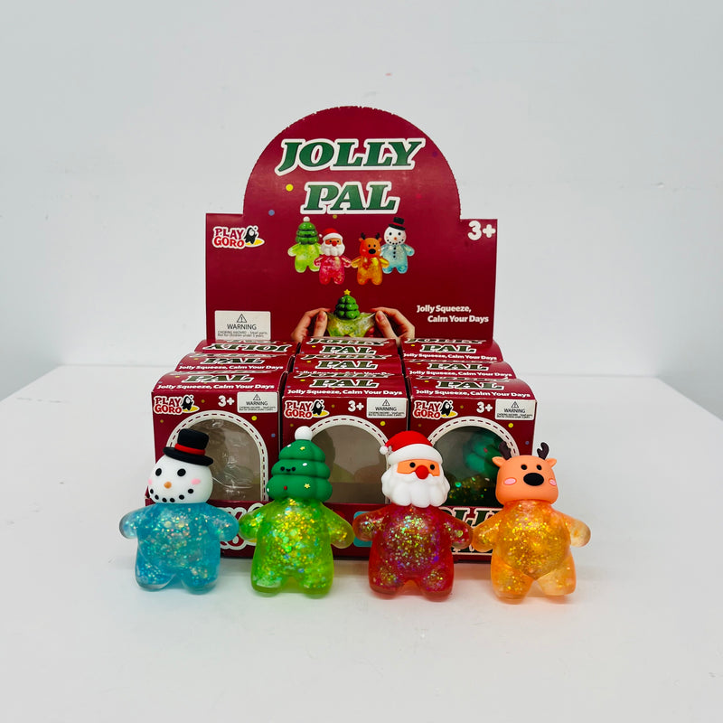 🎅❄️⛄72pcs Merry Christmas Family Maltose Squishy Toys Sets Slow Rising Sensory Squeeze Toy Adults Fidget Toys_CNPNY