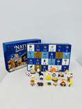 Nativity Advent Calendar 3D Printed Nativity Set Toys Gift 24 Days of Nativity Surprises Resin Figures Mystery Box_CNPNY
