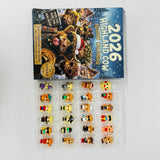24Days Christmas Countdown Highland Cow Advent Calendar with 3D Printed Figures Desktop Figurine Blind Box_CNPNY