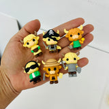 24Days Christmas Countdown Highland Cow Advent Calendar with 3D Printed Figures Desktop Figurine Blind Box_CNPNY