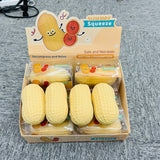 72pcs Crunchy Peanut Squishy Toys Slowing Rising Crunchy Squishy Stress Ball Soft Durable TPR Material_CNPNY