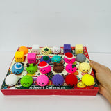 Christmas 24 Days Countdown Calendar Squishy Toys Mini Desk Fidget Squishy Christmas Squishy Toys Advent Calendar_CNPNY