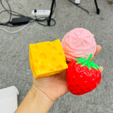 16boxes 6 in 1  Food-shaped Crunchy Squishy Toy gift Set For Christmas Stocking Stuffer_CNPNY