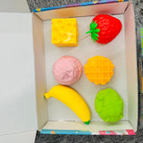 16boxes 6 in 1  Food-shaped Crunchy Squishy Toy gift Set For Christmas Stocking Stuffer_CNPNY
