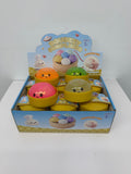72pcs Pack 8.5cm New Color Soft Realistic Steamed Bun Glitter Dumpling Squishies Toys Stress Relief Squishy Toys with Steamer_CNPNY