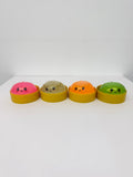 72pcs Pack 8.5cm New Color Soft Realistic Steamed Bun Glitter Dumpling Squishies Toys Stress Relief Squishy Toys with Steamer_CNPNY