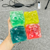 Presale USA_48pcs 6cm Vaseline No Rebound Cheese Squishy Toys Stress Balls Squeeze Fidget Toy_USPNY