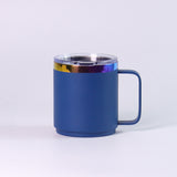 12oz Rainbow Plate Powder Coat Coffee Mugs 50pcs for Laser Engraving_CNPNY