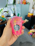 Presale USA_72pcs NeeDoh Starbucks Co-Branded Glitter Boba Tea Shapes Squishy Toys Fidget Toys for Kids Youth Adult_USPNY