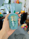 Presale USA_72pcs NeeDoh Starbucks Co-Branded Glitter Boba Tea Shapes Squishy Toys Fidget Toys for Kids Youth Adult_USPNY