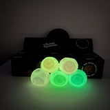 Presale USA_60pcs of Glow in Dark Smiley Face Glitter Fuzzy Ball Squishy Toys for Halloween_USPNY