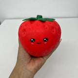 Presale USA_24pcs 12cm Giant Strawberry Squishy Slow Rising Stress Relief Toy Realistic Soft Fruit Squeeze Fidget Sensory Toy_USPNY