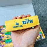 72pcs 11*3.5cm Small Size Butter Squishy Toys Flour-Filled TPT Butter Squishy Toys with PVC Boxes and Dozen Box_CNPNY
