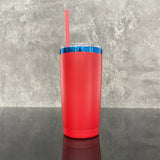 20oz/30oz Blue Mirror Base Powder Coat Coffee Mugs for Laser Engraving_CNPNY