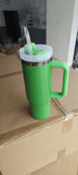 Presale USA_30oz Grinch Green Black Mirror underneath H2.0 Powder Coat Tumblers 20pcs _USPNY
