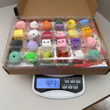 Christmas 24 Days Countdown Calendar Squishy Toys Mini Desk Fidget Squishy Christmas Squishy Toys Advent Calendar_CNPNY